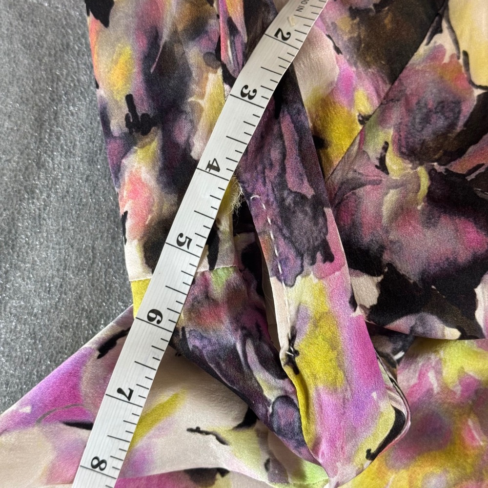 Elie Tahari 100% Silk Watercolor Floral Sheath Dress Womens 10 Sleeveless Lined - Picture 5 of 10